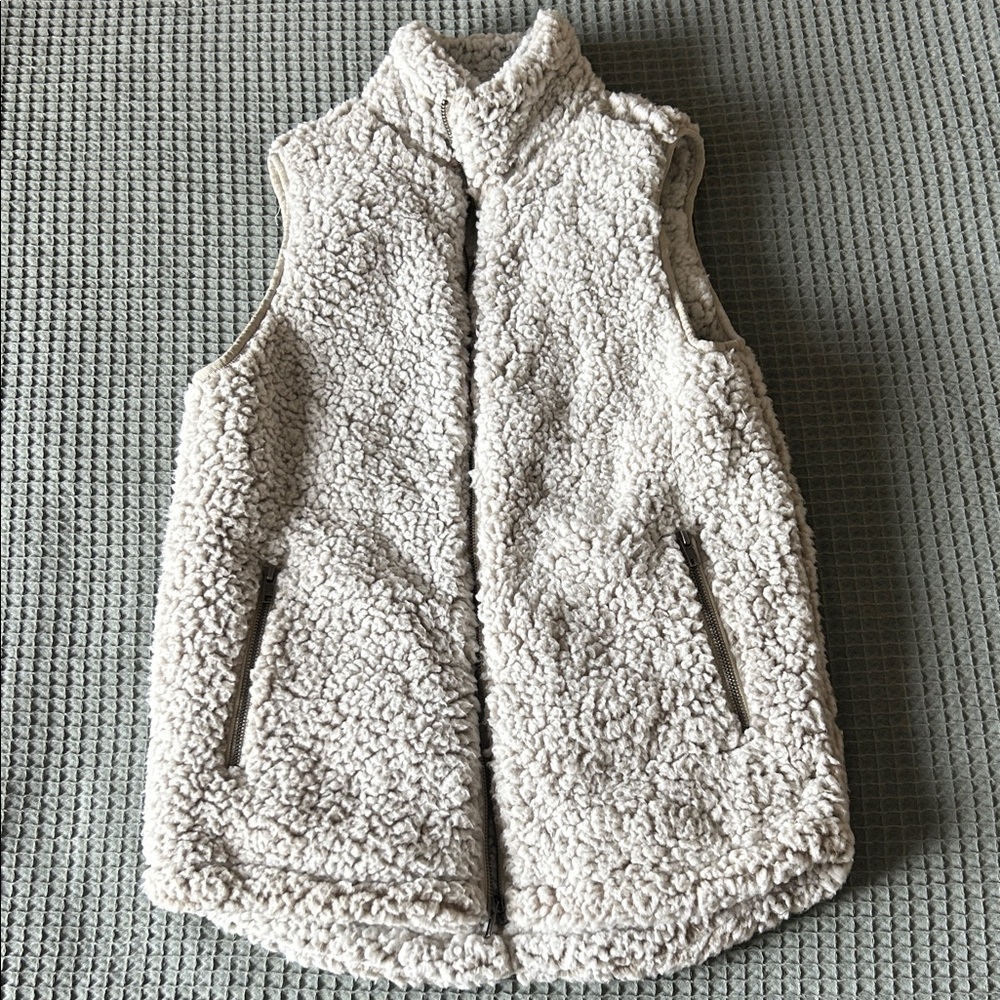 Cozy Cream Sherpa Vest